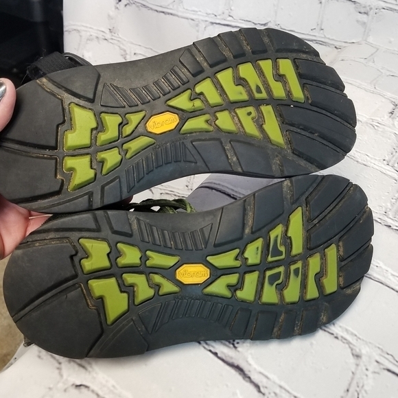 Chaco zx/2 green black toe loop sandals - Picture 7 of 9